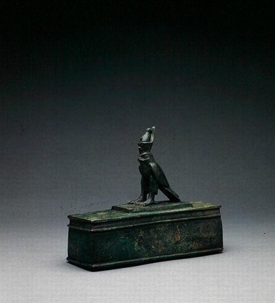 Reliquia de halcón de Late Period Egyptian