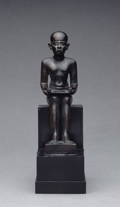 Figura de Imhotep (c.2635-2595 a.C.) Periodo Tardío de Late Period Egyptian
