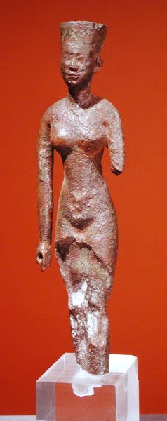 Figurilla de una diosa de Late Period Egyptian