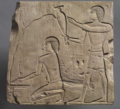 Sacerdotes Realizando Ritos Funerarios, c.667-647 a.C. de Late Period Egyptian