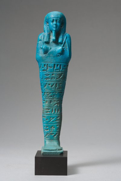 Ushabti para Psammtik nacido de Saba-rekhyet de Late Period Egyptian