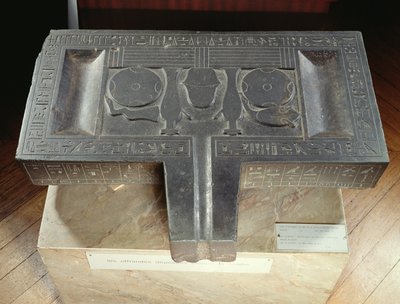 Mesa votiva de Hor-ir-aa, Saíta de Late Period Egyptian