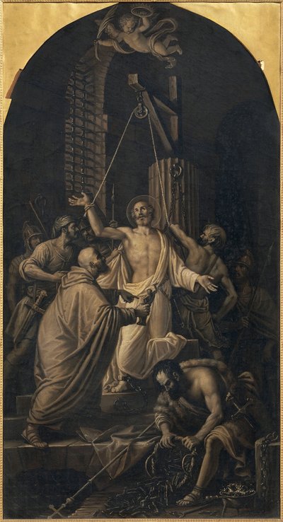 Martirio de San Apolinar, de Lattanzio Querena (1768-1853). de Lattanzio Querena