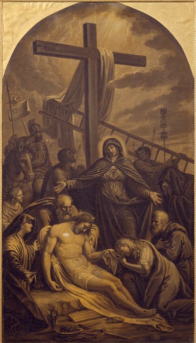 La deposición de Cristo de Lattanzio Querena