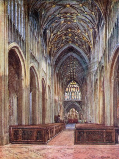 St Mary Redcliffe, mirando al este de Laura Annie Happerfield