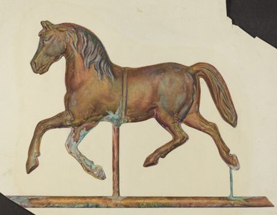 Pequeña veleta de metal, c. 1940 de Laura Bilodeau