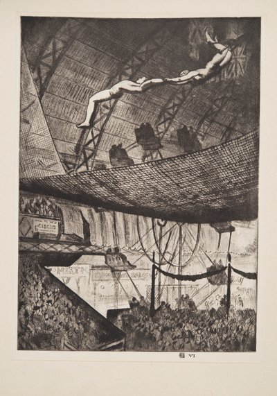 Acróbatas, 1925 de Laura Knight