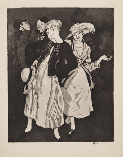 Día festivo, pub 1924 de Laura Knight