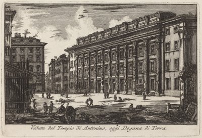 El Hadrianeum de Laura Piranesi after Giovanni Battista Piranesi
