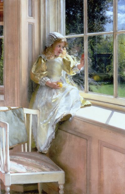 Mirando por la ventana (Sol) de Laura Theresa  Alma Tadema