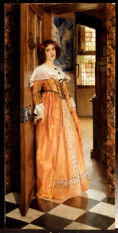 En la Entrada de Laura Theresa Alma Tadema