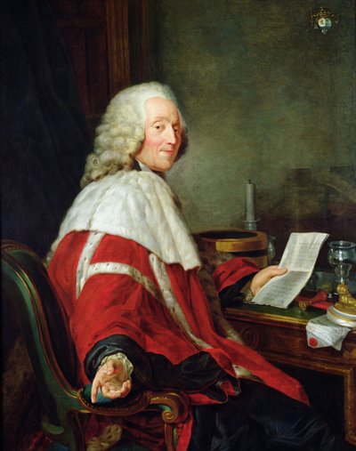 Monsieur de Calonne, Primer Presidente del Parlamento de Flandes en Douai, 1790 de Laurent Dabos