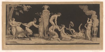 Bacchanaal (título en el objeto) de Laurent Guyot (attributed to)
