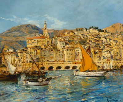 Puerto de Menton de Laurent Lucien Gsell