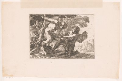 Marsias dio a luz a Apolo de Laurent de La Hire