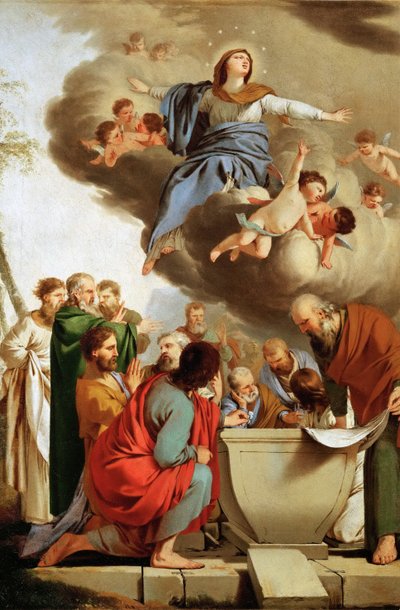 La asunción de la bienaventurada Virgen María de Laurent de la Hyre