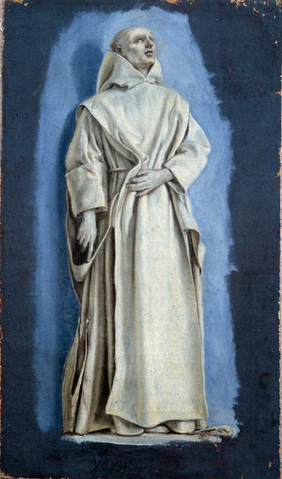 San Bruno. Pintura sobre lienzo de Laurent de La Hyre de Laurent de la Hyre