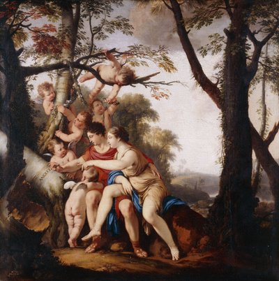 Angélica y Medoro de Laurent de la Hyre
