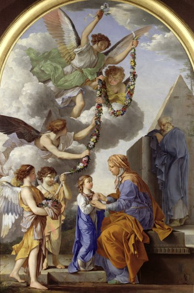 La Educación de la Virgen de Laurent de la Hyre