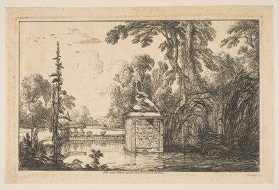 El estanque, 1640 de Laurent de la Hyre
