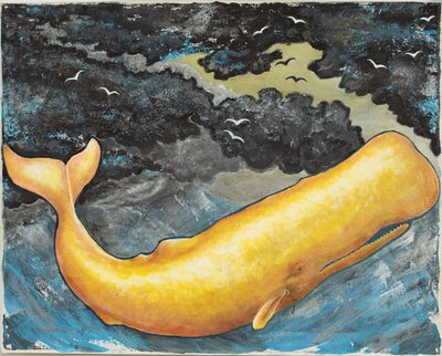 Ballena, c.2018 (acrílico sobre lienzo) de Laurie Michaels