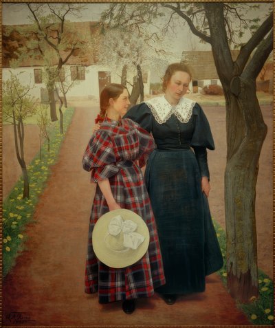 Primavera. Ebba y Sigrid Kähler de Laurits Andersen Ring