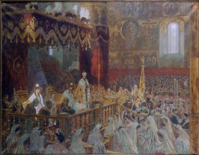 La coronación del Zar Nicolás II de Laurits Regner Tuxen
