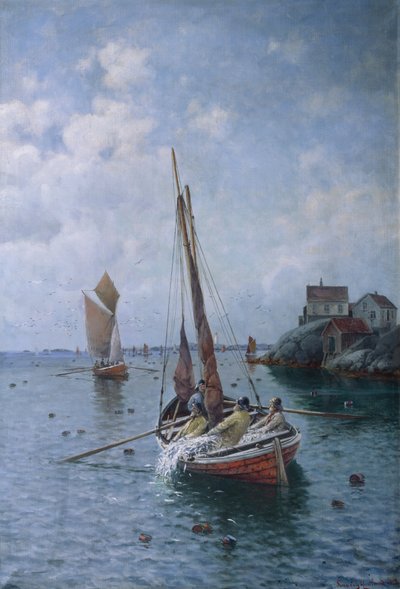 pesca de arenque de Lauritz Haaland