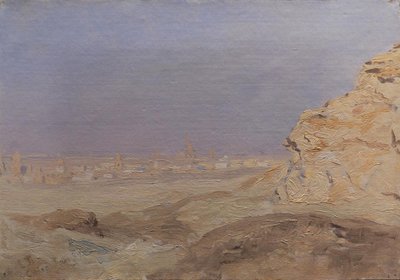 Una vista de El Cairo de Laurits Regner Tuxen