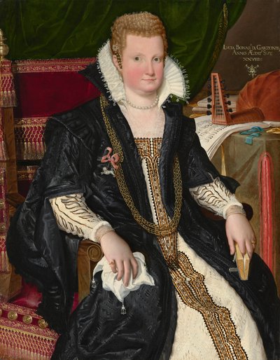 Lucia Bonasoni Garzoni, c.1590 (óleo sobre lienzo) de Lavinia Fontana