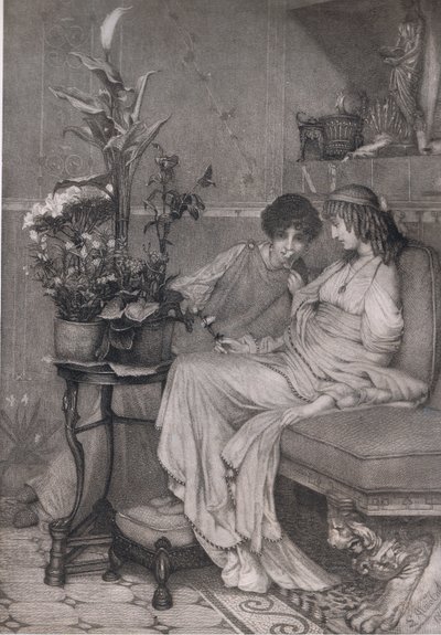 En confianza, Anuario de Bibbys de Lawrence (after) Alma Tadema