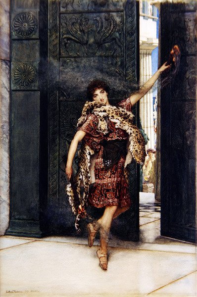 Danza ante el Thymele de Lawrence Alma Tadema