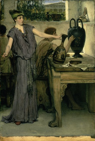 Pintores de jarrones etruscos de Lawrence Alma Tadema