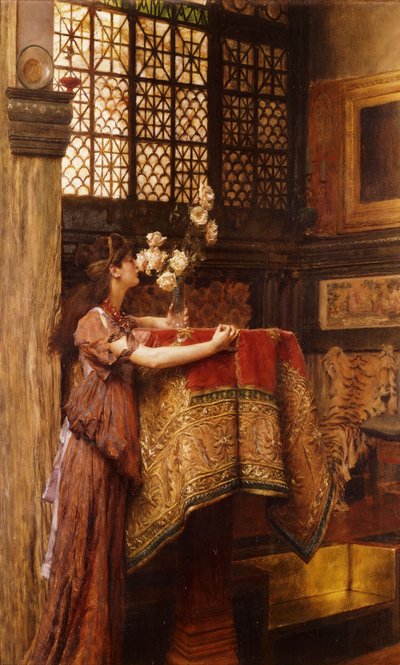 Un rincón de mi estudio, 1893 de Lawrence Alma Tadema