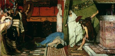 Un emperador romano, 41 d.C. - Claudio de Lawrence Alma Tadema