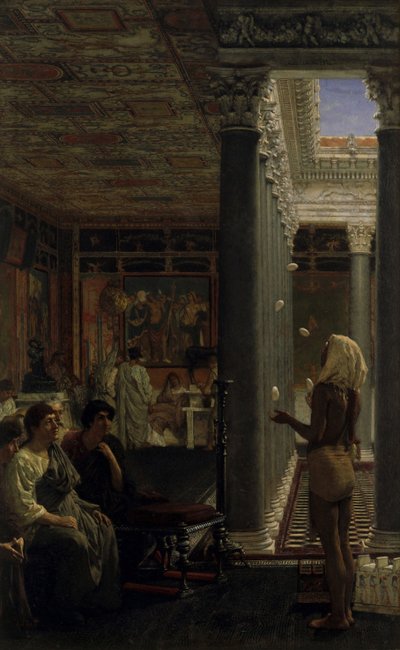 Un malabarista, 1870 de Lawrence Alma Tadema