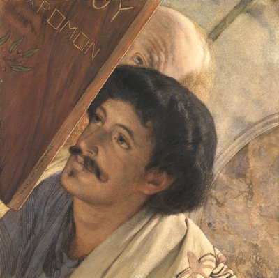 Charles Deschamps, con Henry Wallace observando, 1874 de Lawrence Alma Tadema