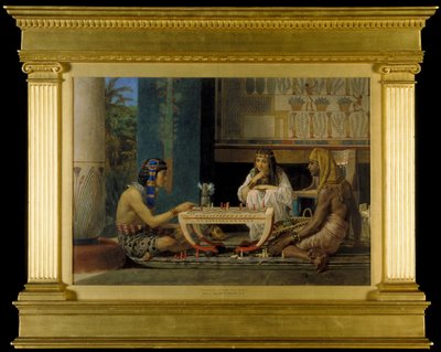 Jugadores de Ajedrez Egipcios, 1865 de Lawrence Alma Tadema