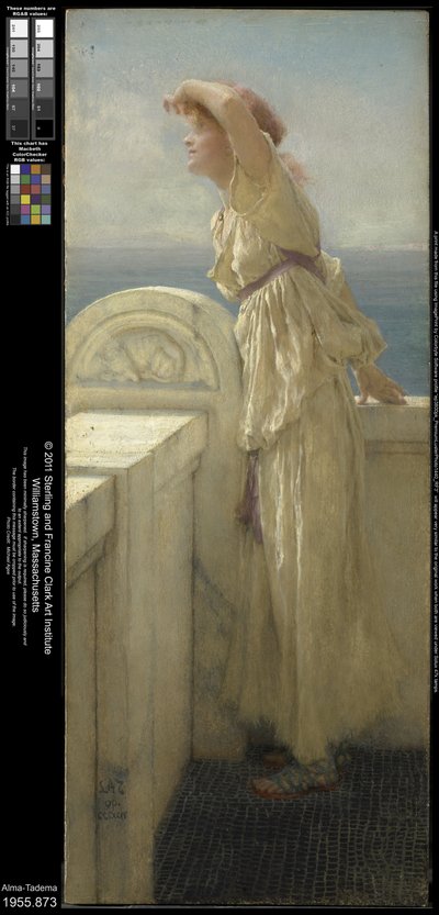 Esperanzado, 1909 de Lawrence Alma Tadema