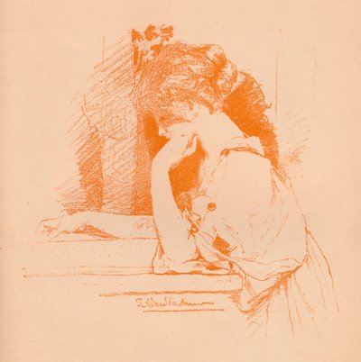 Boceto de una niña, c1885, 1896 de Lawrence Alma Tadema