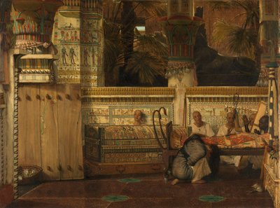 La viuda egipcia de Lawrence Alma Tadema