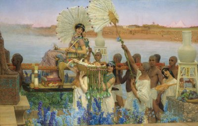 El hallazgo de Moisés de Lawrence Alma Tadema