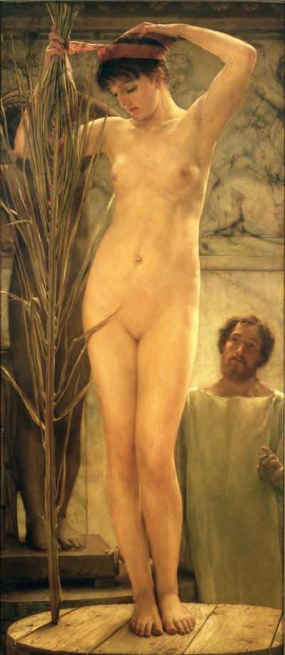 El modelo del escultor, 1877 de Lawrence Alma Tadema