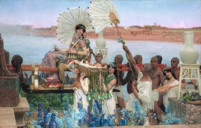 El hallazgo de Moisés de Lawrence Alma Tadema