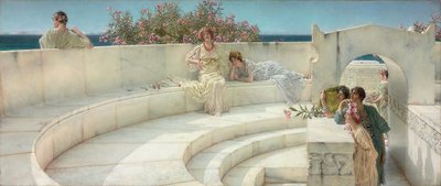 Bajo el techo del clima jónico azul, 1901 de Lawrence Alma Tadema