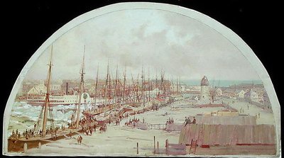 La gran inundación de Chicago en 1849 de Lawrence Carmichael Earle