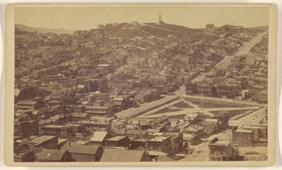 Russian Hill desde Telegraph Hill, San Francisco. de Lawrence and Houseworth