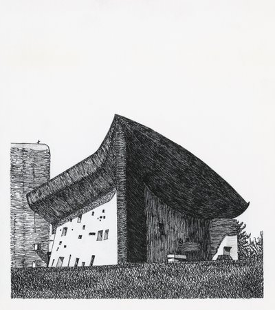 Capilla de Notre Dame du Haut en Ronchamp de Le Corbusier (1887 1965)