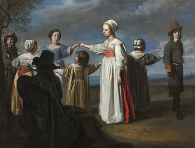 Niños bailando, c. 1650 de Le Nain