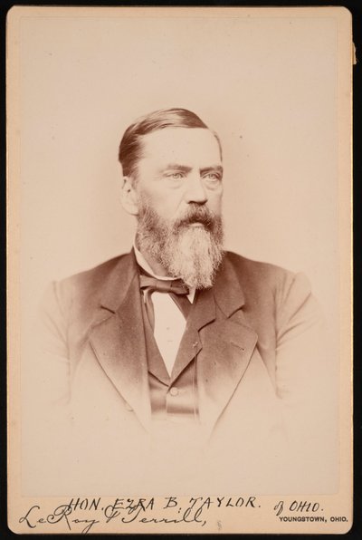 Retrato de Ezra Booth Taylor 1823-1912, antes de 1896 de Le Roy and Terrill